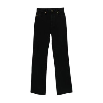 Khaite Danielle Jean - Dames - Jeans - Zwart - Maat: W28 Katoen