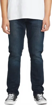 Volcom Mens Vorta Jeans In Blue