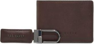 Ted Baker Finley Bifold Wallet & Key Ring Set in Other Brown at Nordstrom Rack