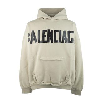 Balenciaga Hoodies, male, Beige, Size: XS Stylish Sweatshirts for a Trendy Look