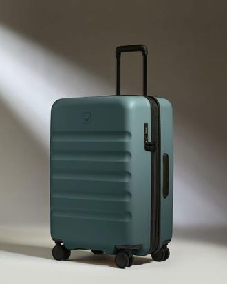 Antler Icon Stripe Medium Luggage in Glade Blue at Nordstrom