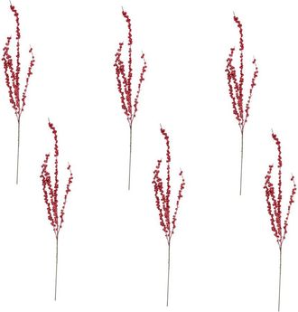 Creative Displays Inc. Set Of 6 Christmas Berry Stem
