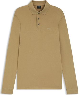 BOSS Interlock-cotton polo shirt in a regular fit