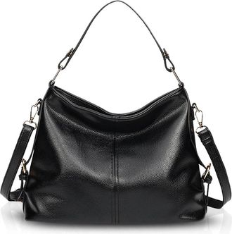 Nicole & Doris Women Tote Handbag Shoulder Bag Cross body Handle Bag Durable Black