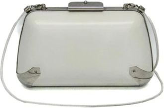 Balenciaga Pre-owned Clutches, female, White, Size: ONE SIZE Pre-owned Leather shoulder-bags
