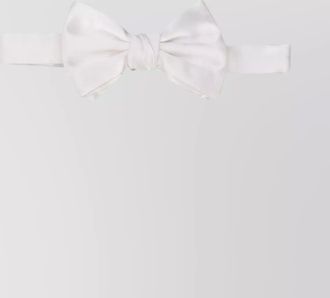 Giorgio Armani satin finish adjustable strap bow tie