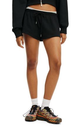 Cotton On Womens Active Fleece Micro Short in Black at Nordstrom, Size Xx-Small
