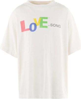 Saint Mxxxxxx T-shirt Love Song - Bianco