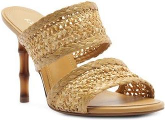 Arezzo Zula Stiletto Sandal in Natural/Caramel at Nordstrom, Size 5.5