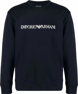 Emporio Armani Logo-print Crew-neck Sweatshirt