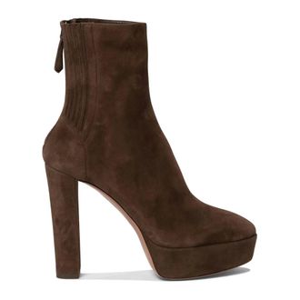 Aquazzura Brown Ankle Boots Trendy Style