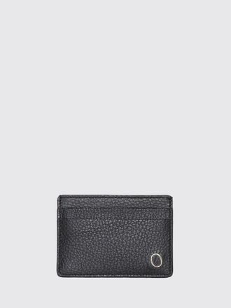 Orciani Micron Hammered Leather Credit Card Holder