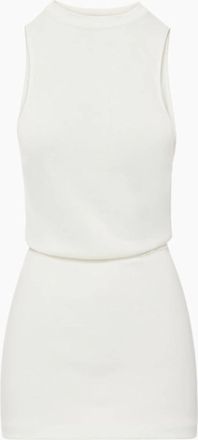 Brandon Maxwell Womens Callum Dress In Ivory
