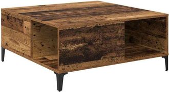 vidaXL Mesa De Caf&eacute; Madera Vieja 80 X 80 X 36,5 Cm Vidaxl