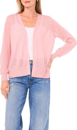 Vince Camuto Tissue Knit Cardigan in Warm Mauve at Nordstrom Rack, Size X-Small