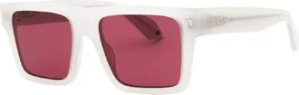 Off-white OERI109LAWTON0928 Tinted Lens Sunglasses - White