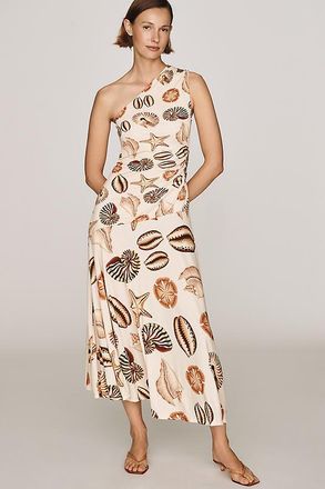 Farm Rio Marine Shells Midi Dress