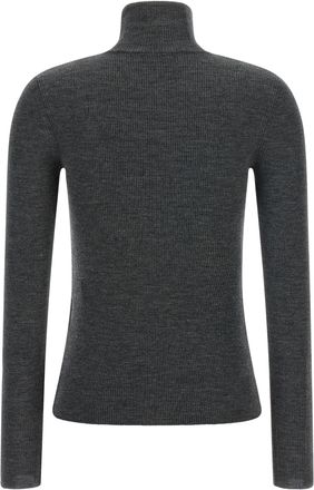 Max Mara Virgin Wool Ribbed Sweater