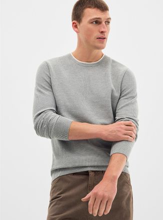 Le 31 Mens Honeycomb knit sweater