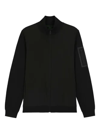 HUGO BOSS Felpa con zip - Nero