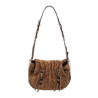 Isabel Marant Bolton Schoudertas - Dames - Tassen - Bruin - Maat: ONE Size Leer