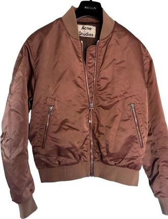 Acne Studios Studios Satin Bomber Jacket Size M