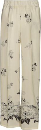 P.A.R.O.S.H. Stijlvolle Broeken - Dames - Wijde Broeken - Beige - L - Broeken