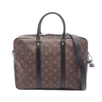Louis Vuitton Pre-owned Briefcase Handbag - Heren - Pre-owned - Bruin - Maat: ONE Size Leer