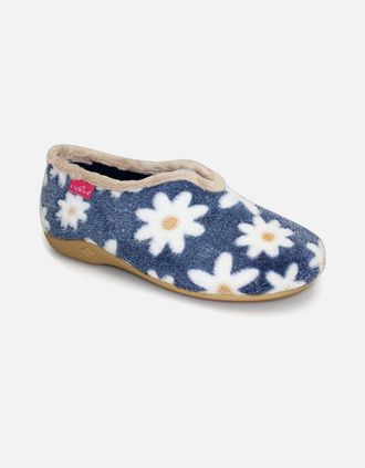 Lunar Womens Daisy Womens Slippers - Blue - Size: 12/3