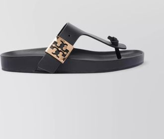 Tory Burch flat leather sandals open toe
