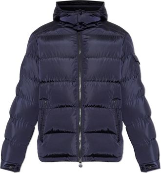 Moncler Puffer Jacket Maya - Heren - Gewatteerde jassen - Blauw - XL - Leer - Jassen