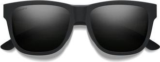 Smith Lowdown Slim 2 53mm ChromaPop Square Sunglasses in Black /Chromapop Glass Black at Nordstrom