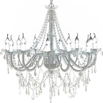 vidaXL Lampadario Classico Vetro 1600 Cristalli, A Sospensione