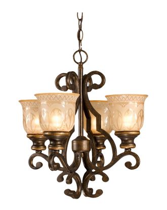 Crystorama 4-Light Norwalk Mini Chandelier