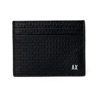 A|X Armani Exchange Wallets & Cardholders, male, Black, ONE SIZE, Cardholder AX Logo