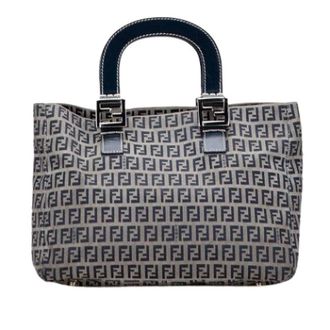 Fendi Pre-owned Handbags, female, Gray, Size: ONE SIZE Pre-owned Tote Bag