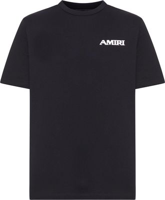 Amiri COTTON T-SHIRT WITH FRONT LOGO - Amiri - Man