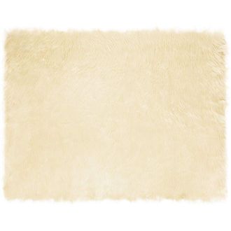 vidaXL Alfombra De Imitaci&oacute;n De Piel De Oveja Tafalla Crema Vidaxl