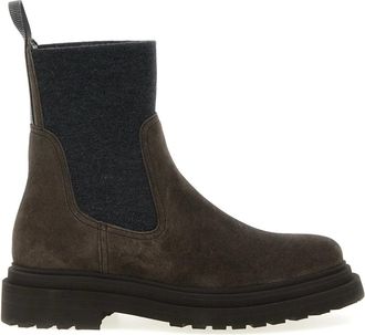 Brunello Cucinelli Dames, Schoenen, Bruin, Maat: 40 EU Suède