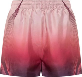 Casablanca Silk Shorts - Dames - Korte sportbroeken - Veelkleurig - M - Leer - Fitness