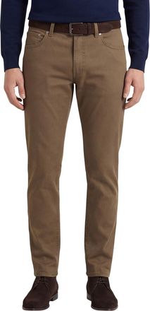 Brax Brax jeans bruin effen katoen Chuck