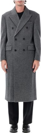 Dunst Cappotto sartoriale doppiopetto in cashmere - - Coats - Uomo - Grigio - S