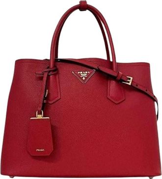 Prada Pre-owned Vintage Tote Bag - Dames - Vintage Shopper - Rood - ONE Size - Vintage