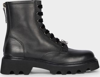 Roger Vivier Viv Rangers Truck Charms 20MM Leather Booties