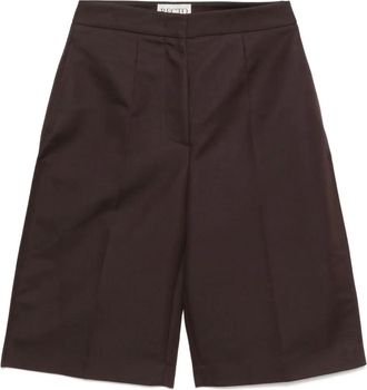 Recto Shorts con pieghe - Marrone