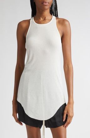 Rick Owens Basic Rib Tank in Milk at Nordstrom, Size 10 Us
