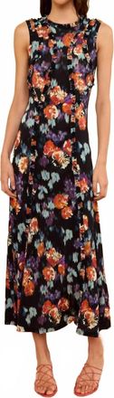 Ulla Johnson Womens Isabelle Sleeveless Jersey Dress In Nocturne