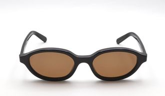 Maison Margiela 51mm Round Sunglasses in Black at Nordstrom