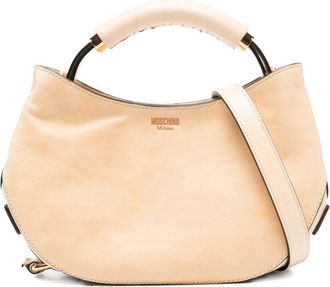 Moschino Crescent-Shaped Bag With Structured Handle