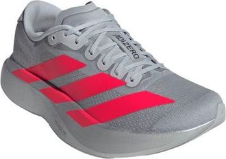 adidas Adizero Evo SL Running Shoe in Silver/Lucid Red/Iron at Nordstrom, Size 11.5